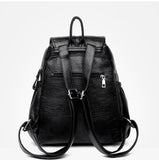 Sac à dos Antivol pour Femme en Cuir - Voyage