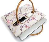 Sac à main Ordinateur Femme élégant - Fleurs