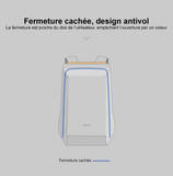 sac avec zip caché