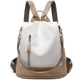 Sac à dos Antivol Femme - Blanc