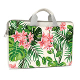 Sacoche Ordinateur Originale - Feuilles et Fleurs